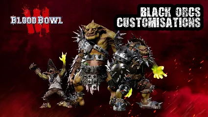 ⭐ Blood Bowl 3 - Black Orcs Customizations DLC Steam КЛ