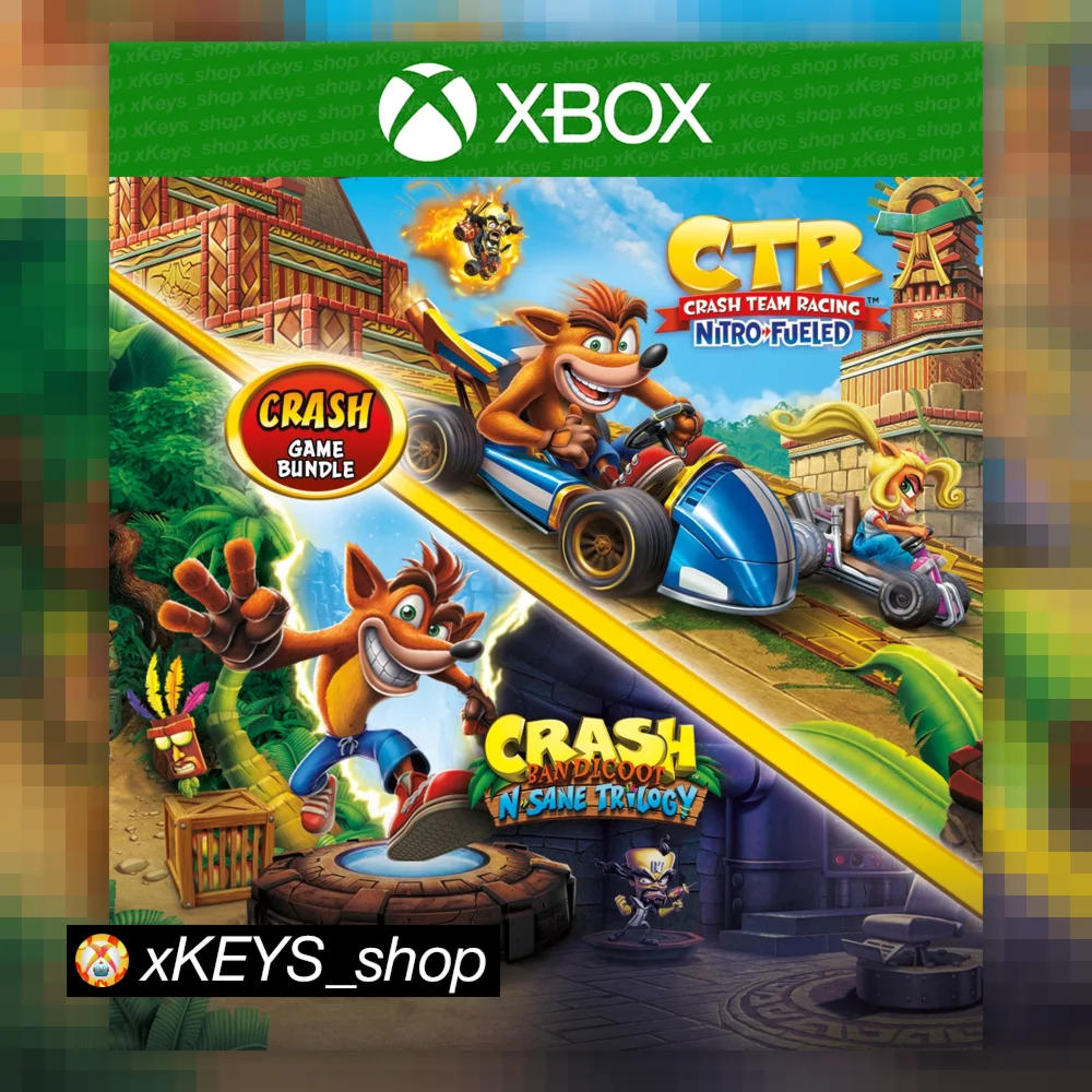 ️Crash Bandicoot BUNDLE TRILOGY+ NITRO XBOX КЛЮЧ