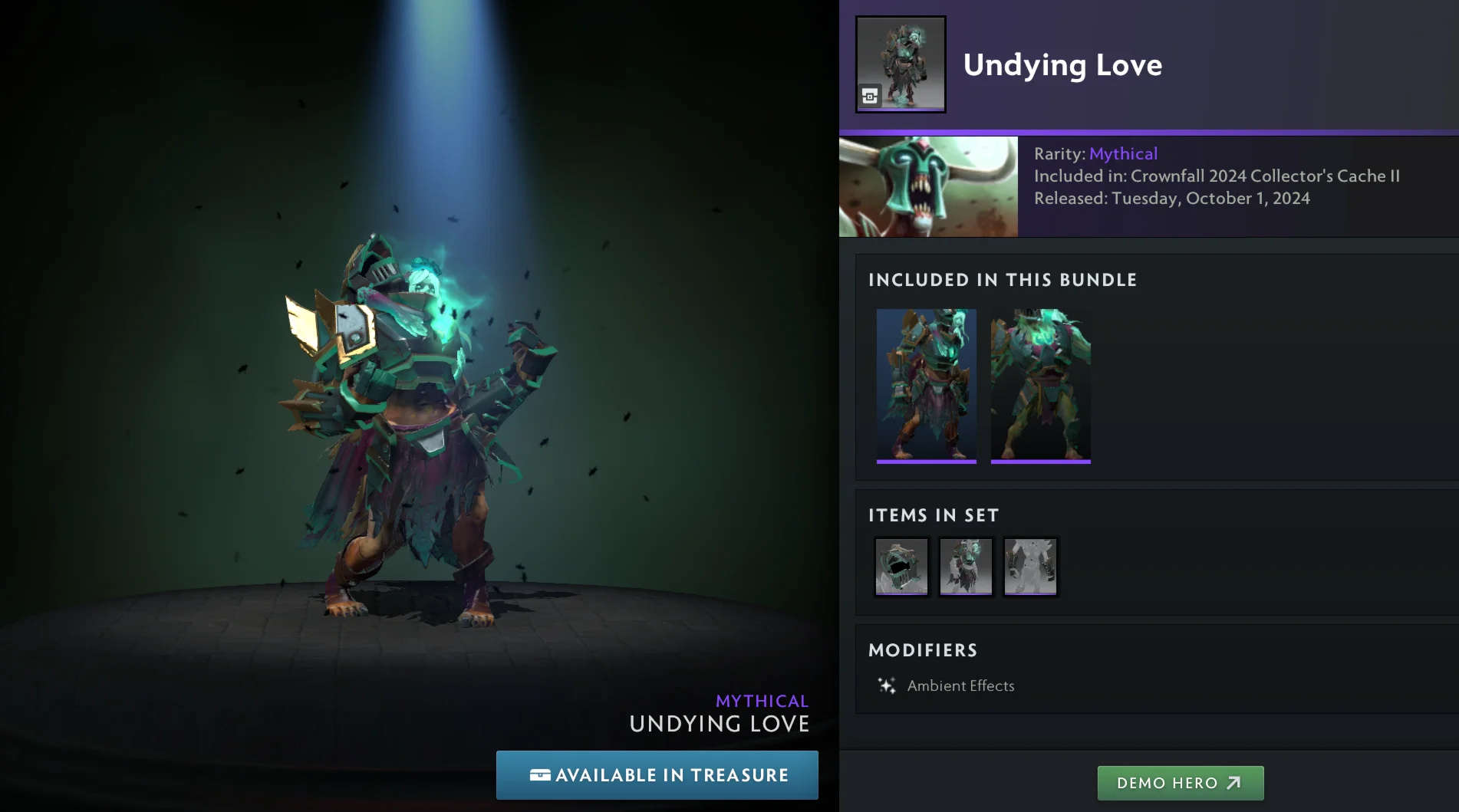 Undying LoveCollector's Cache 2024