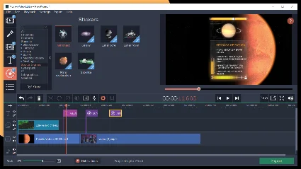 ⭐ Movavi Video Editor Plus 2020 Effects - Space Journey