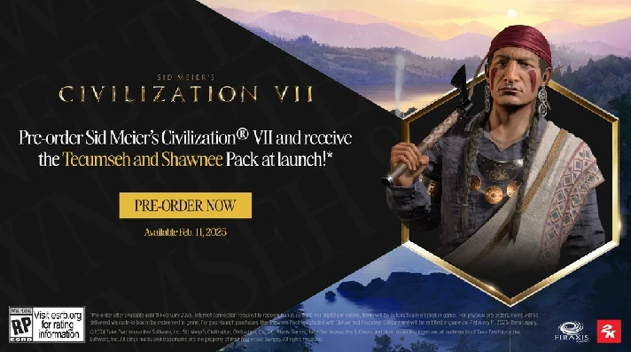 Sid Meier´s Civilization VII - Tecumseh and Shawnee DLC