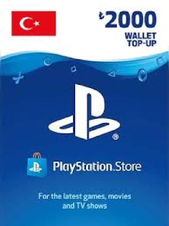 PlayStation Turkey Gift Card 2000 TL pin code instantly