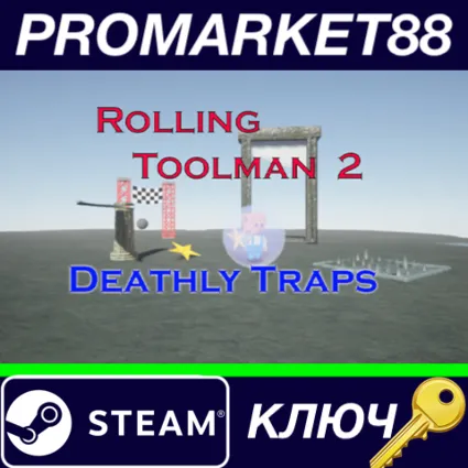 ⭐ Rolling Toolman 2 Deathly Traps Steam КЛЮЧ 🔑 GLOBAL