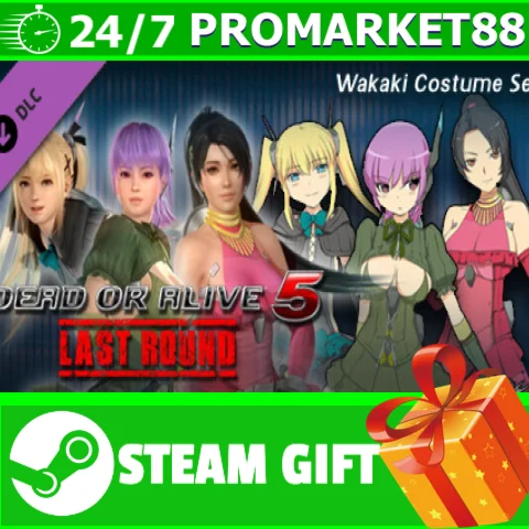 ⭐️ВСЕ СТРАНЫ+РОССИЯ⭐️ DOA5LR DLC Wakaki Costume Set