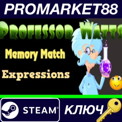 ⭐ Professor Watts Memory Match: Expressions Steam КЛЮЧ