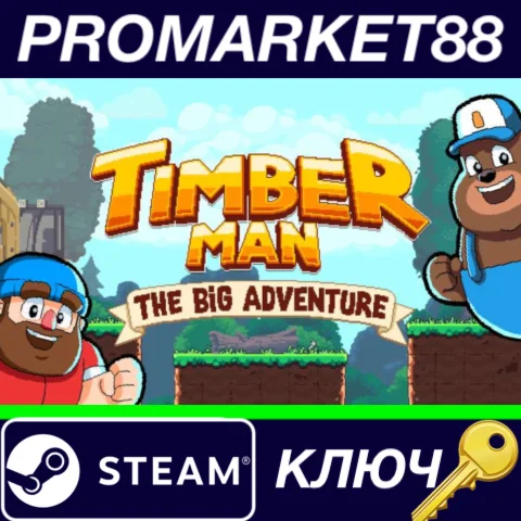 ⭐Timberman: The Big Adventure Steam КЛЮЧ GLOBAL