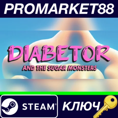 ⭐Diabetor & The Sugar Monsters Steam КЛЮЧ GLOBAL
