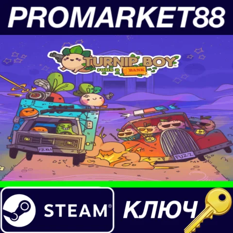 ⭐ Turnip Boy Robs a Bank Steam КЛЮЧ  GLOBAL