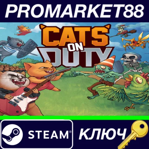 ⭐ Cats on Duty Steam КЛЮЧ  GLOBAL