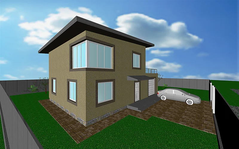 Проект одноквартирного жилого дома