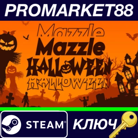 ⭐ Mazzle Halloween Steam КЛЮЧ  GLOBAL