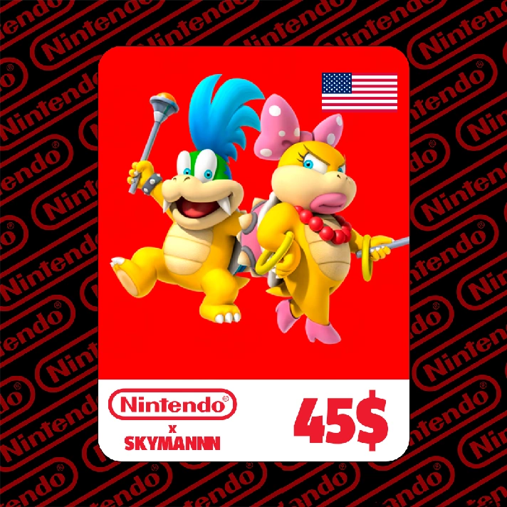 🟡Nintendo eShop Gift Card $45 USD US 🇺🇸FAST WARRANTY