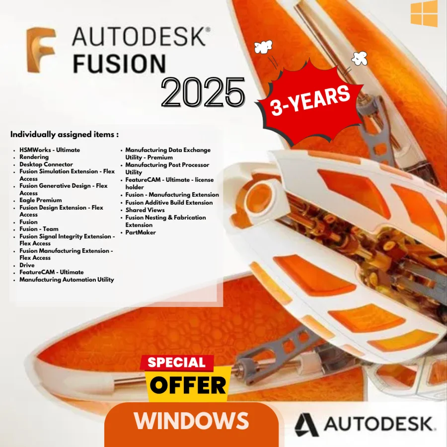 3 года| FUSION 360 2025 Официальная лицензия 