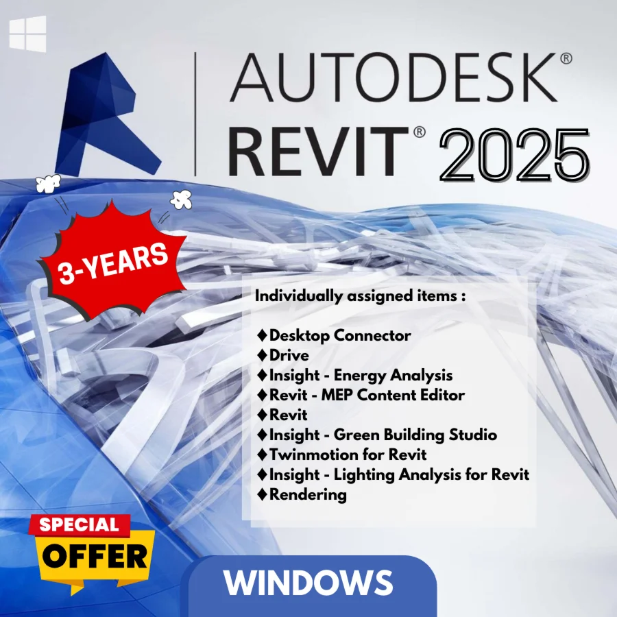 3 годAutoDesk REVIT 2025 Официальная лицензия 