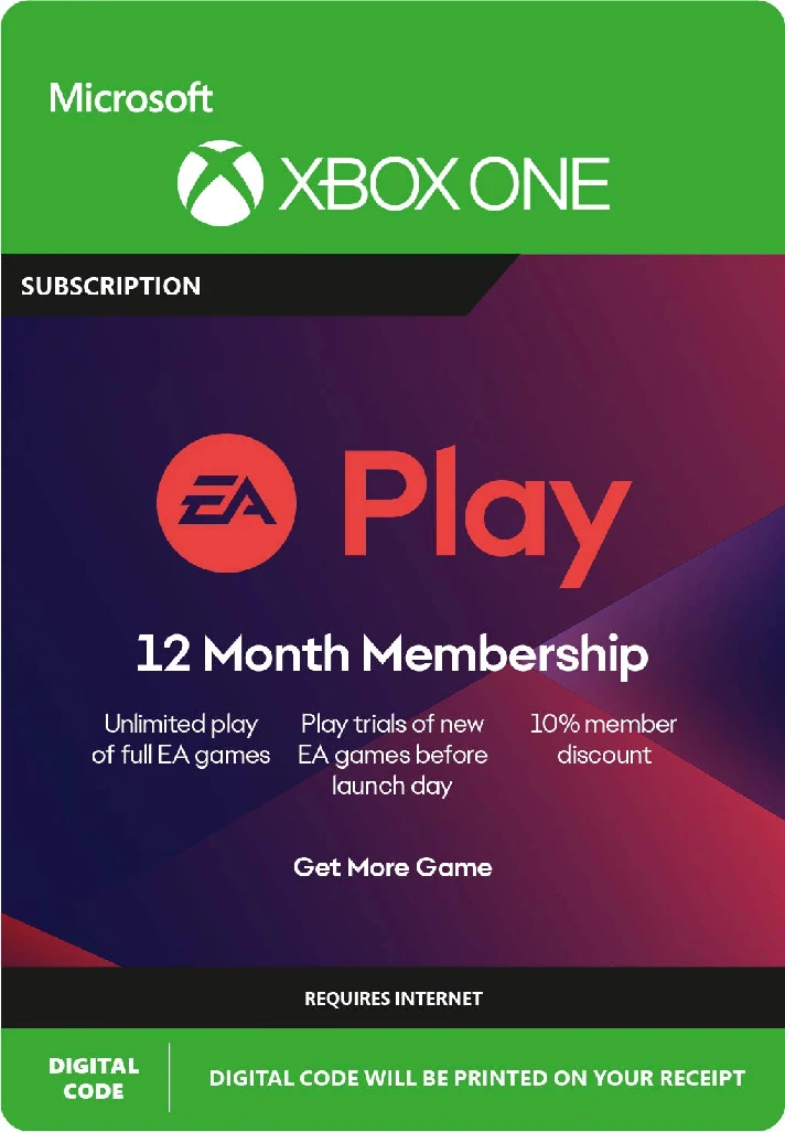 Ea Play 12 months (Xbox One, Series X|S) Global