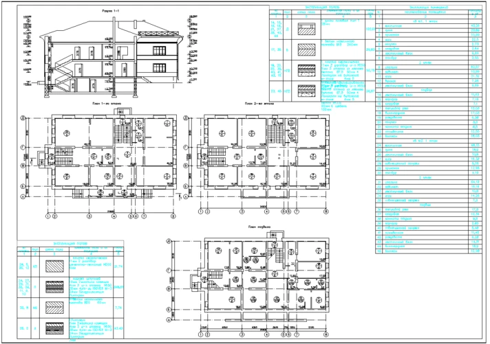 DP_01 two-storey brick apartment building into 4 apartments