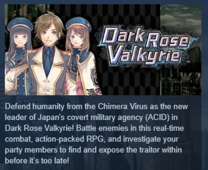 Dark Rose Valkyrie 💎 STEAM KEY РФ+СНГ СТИМ КЛЮЧ ЛИЦЕНЗИЯ