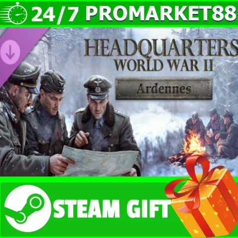 ⭐️ Headquarters: World War II - Ardennes STEAM GIFT