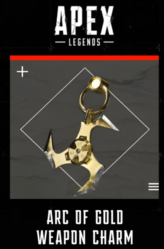 Apex Legends Arc of Gold Weapon Charm Xbox Ключ GLOBAL