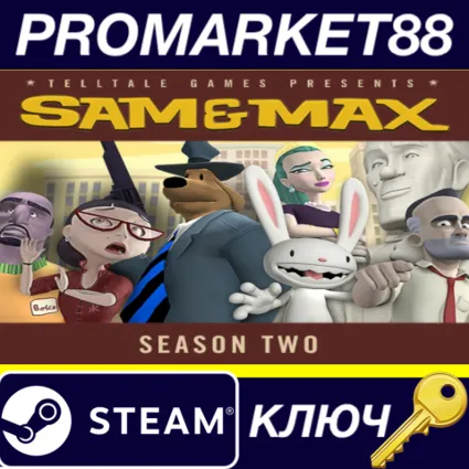 ⭐ Sam  Max: Season Two Steam КЛЮЧ 🔑 GLOBAL