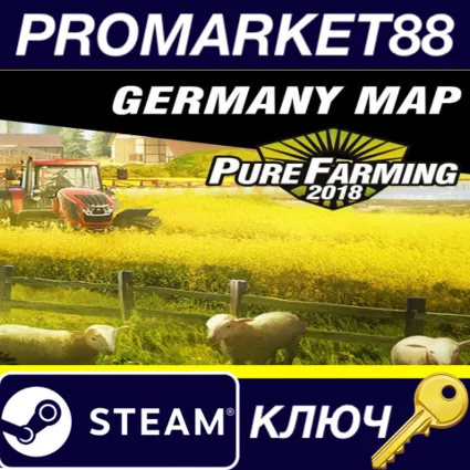 ⭐ Pure Farming 2018 - Germany Map DLC Steam КЛЮЧ 🔑 GLOBA
