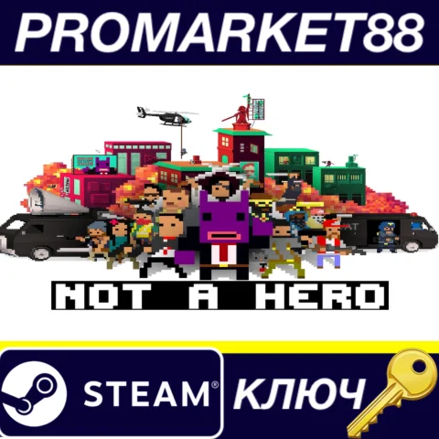 ⭐ Not a Hero EU Steam КЛЮЧ  ЕВРОПА