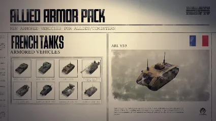 ⭐ Hearts of Iron IV - Allied Armor Pack DLC EU Steam КЛ