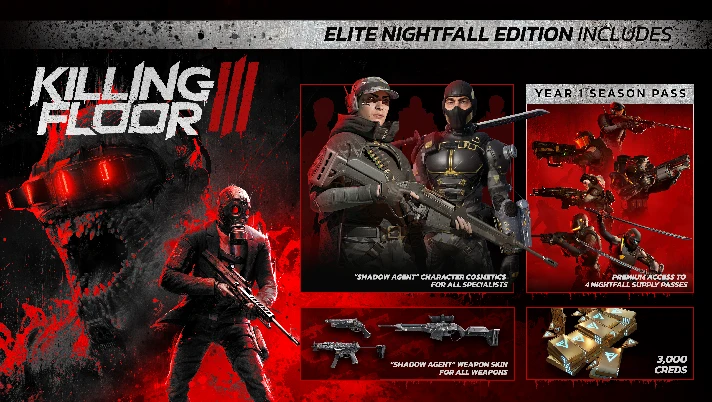 🎁Killing Floor 3 Elite Nightfall Edition steam🌍