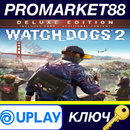 ⭐ Watch Dogs 2 Deluxe Edition EMEA Ubisoft Connect КЛЮЧ