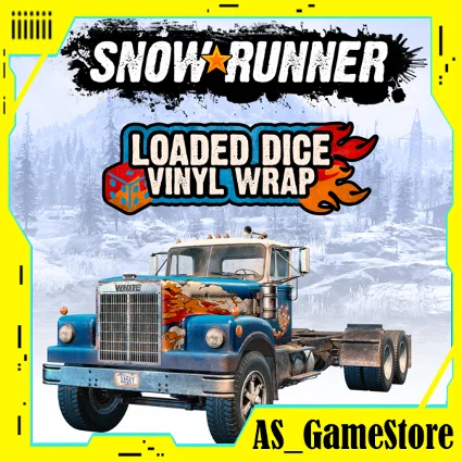🔵 SnowRunner Виниловая плёнка Dice |DLC| PS Турция