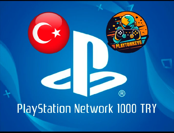 PSN Card Top Up 1000 TRY Türkiye Official Key🔑