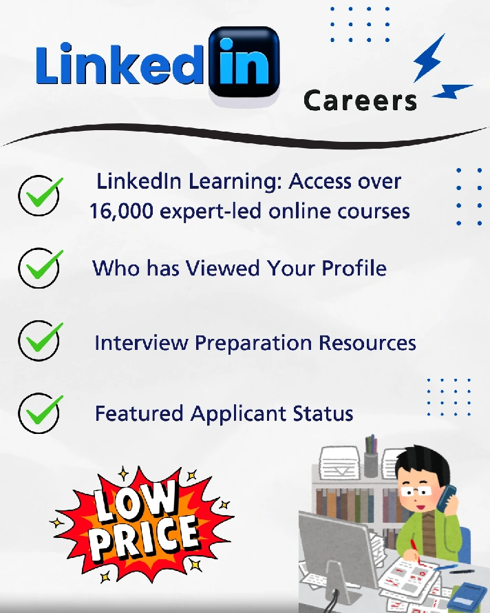 💼 LINKEDIN PREMIUM CAREER 🤝1 MONTH & 12 MONTHS 🎉