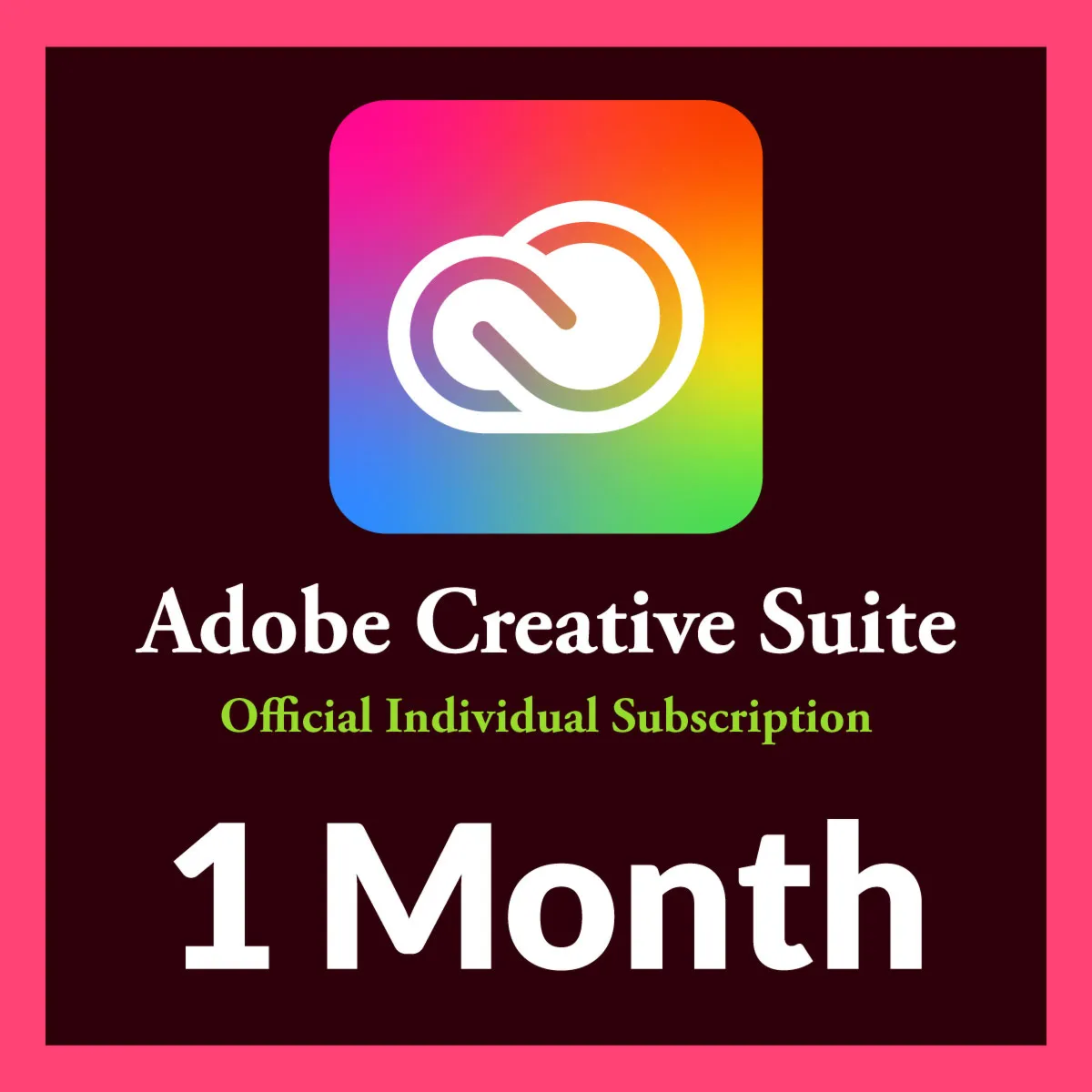 ⭐️ОПТОВАЯ ПРОДАЖА КЛЮЧЕЙ ADOBE CREATIVE CLOUD НА 1 МЕСЯ