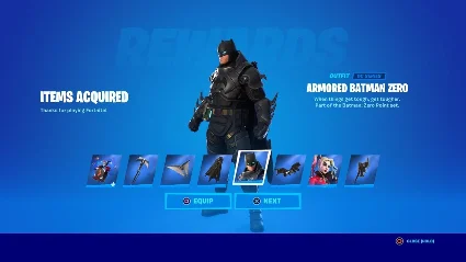 ⭐ Fortnite - Armored Batman Zero Skin DLC Epic Games КЛ
