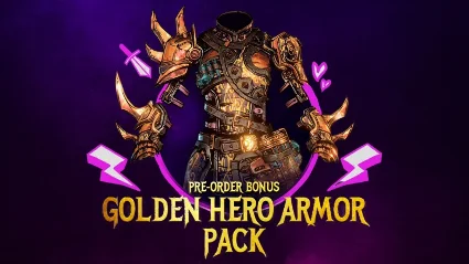 ⭐ Tiny Tina's Wonderlands - Golden Hero Armor Pack Epic