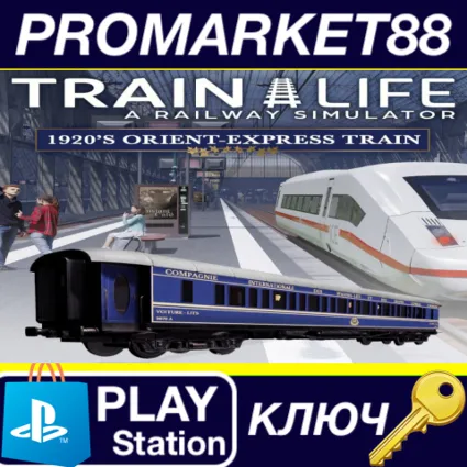 ⭐ Train Life - 1920'S Orient-Express Train DLC EU PS4 К