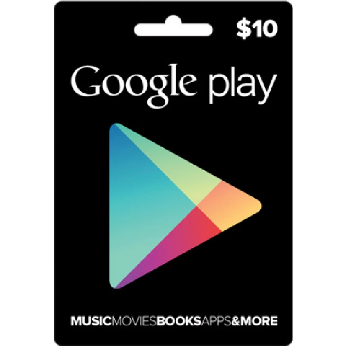 Google Play Gift Card $ 10 (real photo) + DISCOUNT