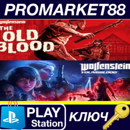 ⭐ Wolfenstein: Old Blood + Wolfenstein: Youngblood EU P