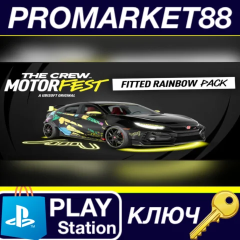 ⭐ The Crew Motorfest - Fitted Rainbow Pack DLC EU PS4 К