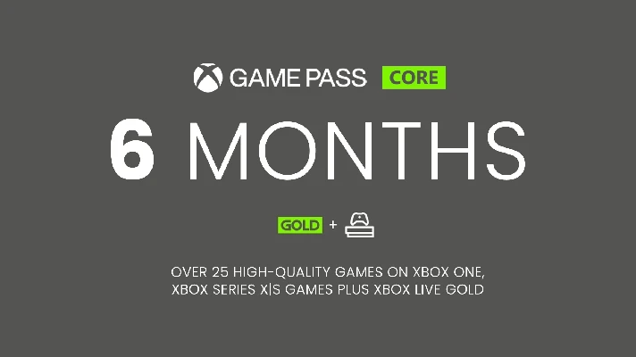 ✅ 🔥✅XBOX GAME PASS CORE 6 MONTH INDIA🔥✅