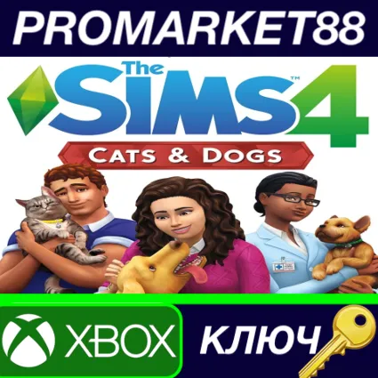 ⭐ The Sims 4 - Cats  Dogs DLC XBOX One КЛЮЧ 🔑 GLOBAL