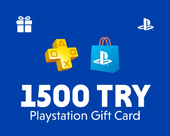 🇹🇷 PlayStation gift card PSN 1500 TRY TURKEY TR 🔑