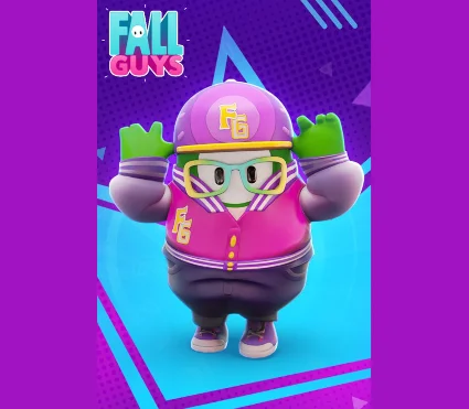 ⭐ Fall Guys - Purple Hipster Costume DLC XBOX One / Xbo