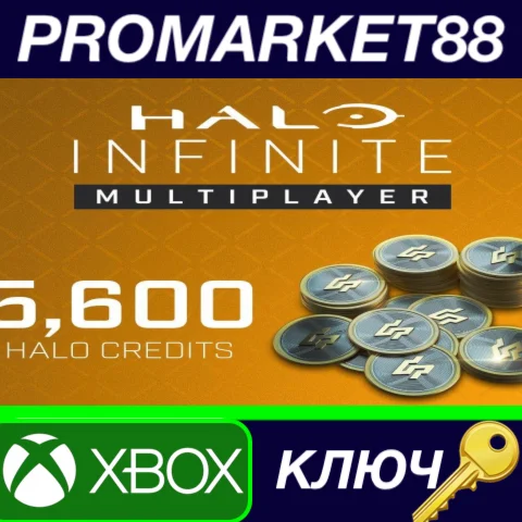 ⭐ Halo Infinite Multiplayer - 5.600 Halo Credits XBOX O