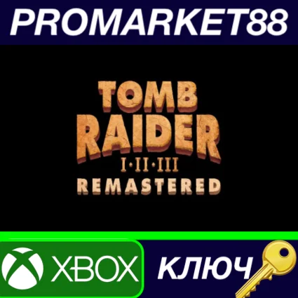 ⭐ Tomb Raider I-III Remastered US XBOX One / Xbox Serie