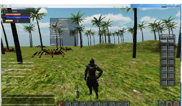 Unity3d client-server.MMORPG.ver.4