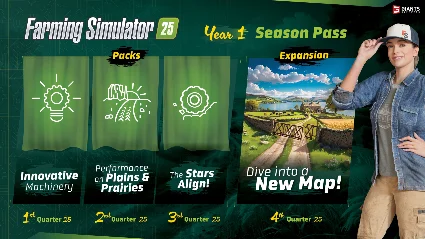 ⭐ Farming Simulator 25 - Year 1 Season Pass DLC EU Xbox