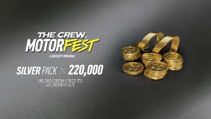 ⭐ The Crew Motorfest VC Silver Pack - 220,000 Crew Cred