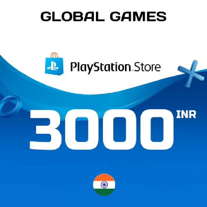 🚀 PlayStation PSN 3000 INR India⚡ GIFT CARD