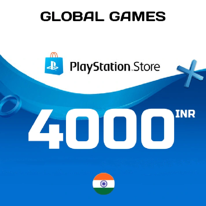 🚀 PlayStation PSN 4000 INR India⚡ GIFT CARD